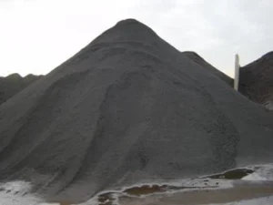 Lead-zinc ore powder ground by ball mill