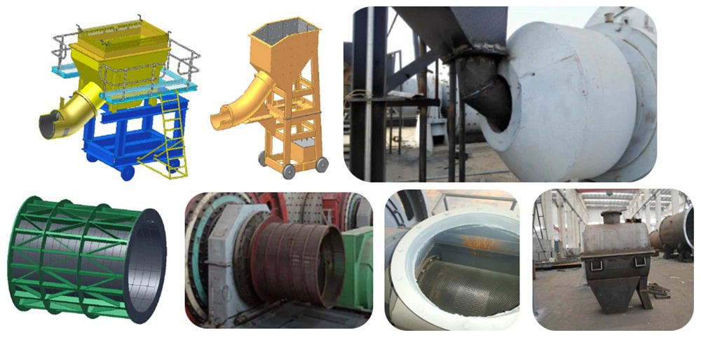 ball mill feeding and ball mill discharge