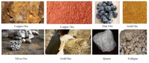 mineral ore for ball mill grinding