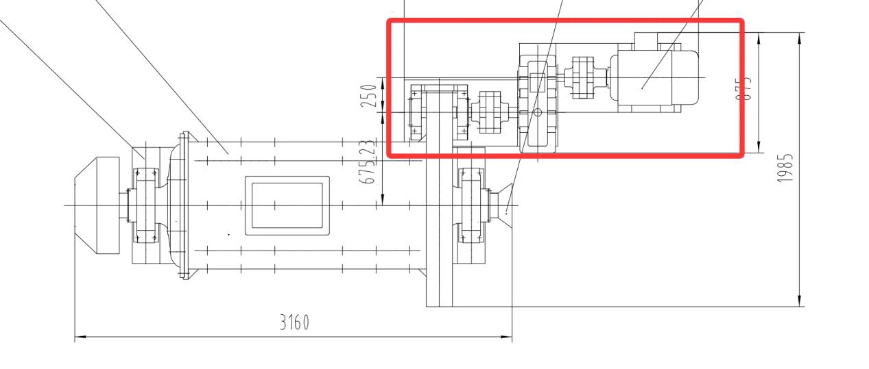Ball Mill-Rotate to the left