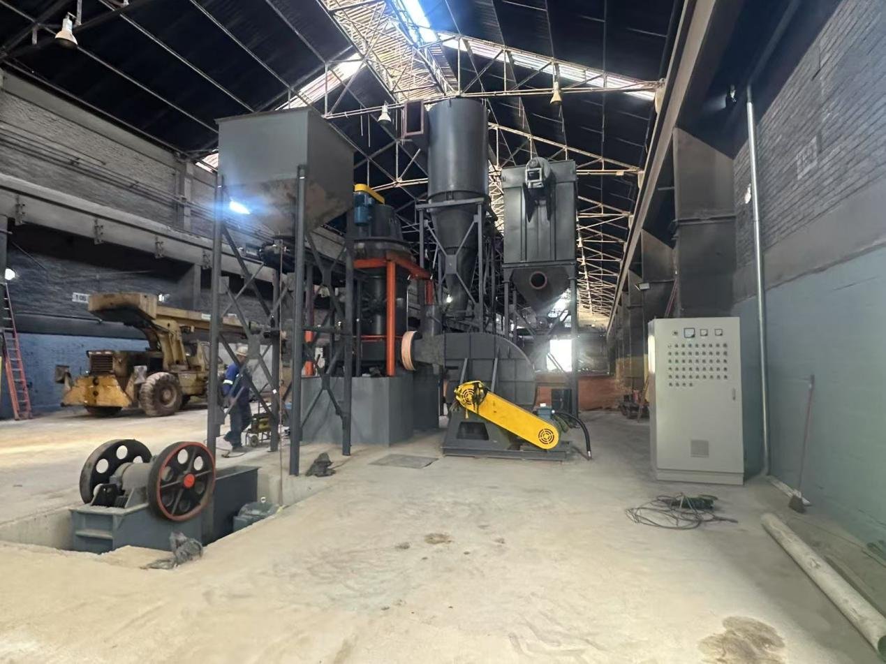 linha de moinhos Raymond