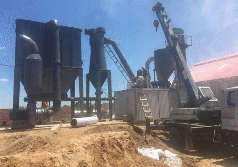 Planta de Moagem com Moinho Superfino para Dolomita de 2,1-2,5 tph