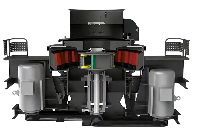 Estrutura Interna Britador de Impacto de Eixo Vertical VSI5X