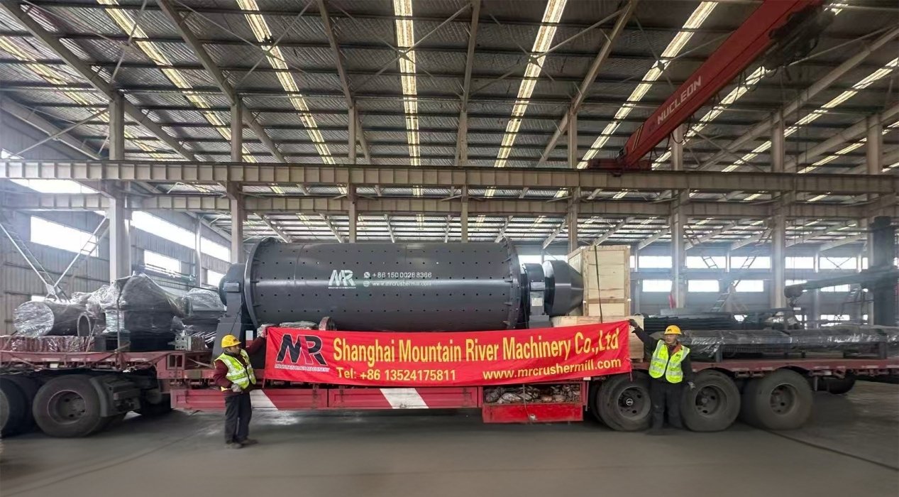 Moinho de bolas enviado para a América Latina