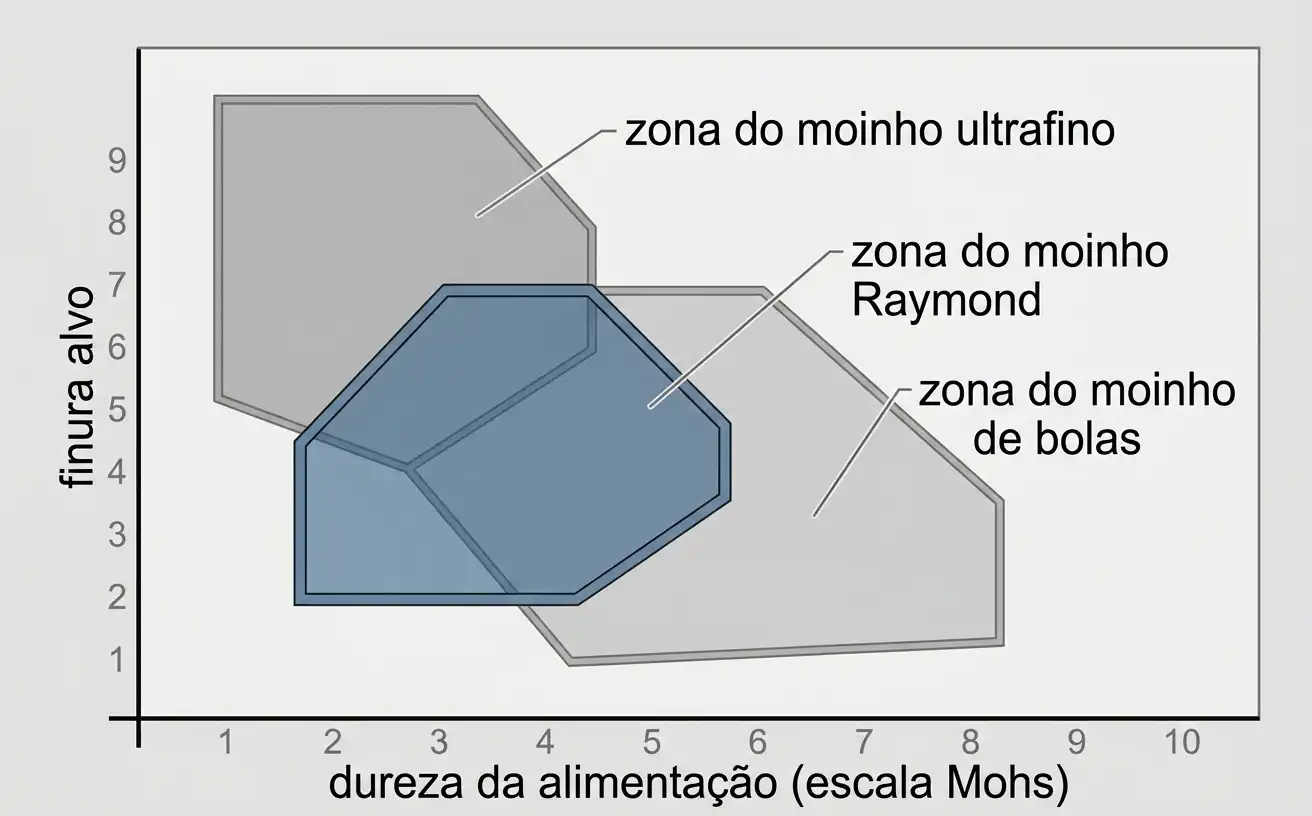 gráfico de posicionamento de dois eixos