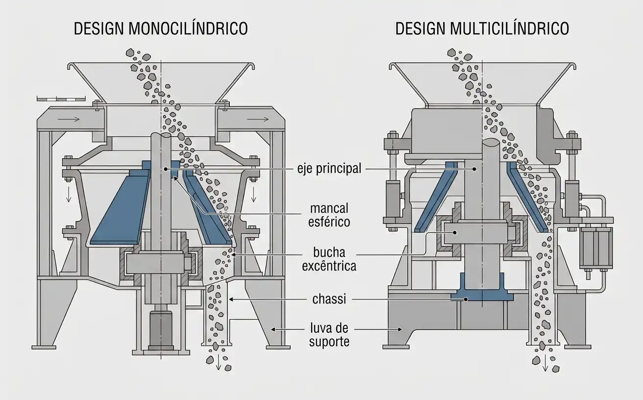 monocilíndrico e multicilíndrico